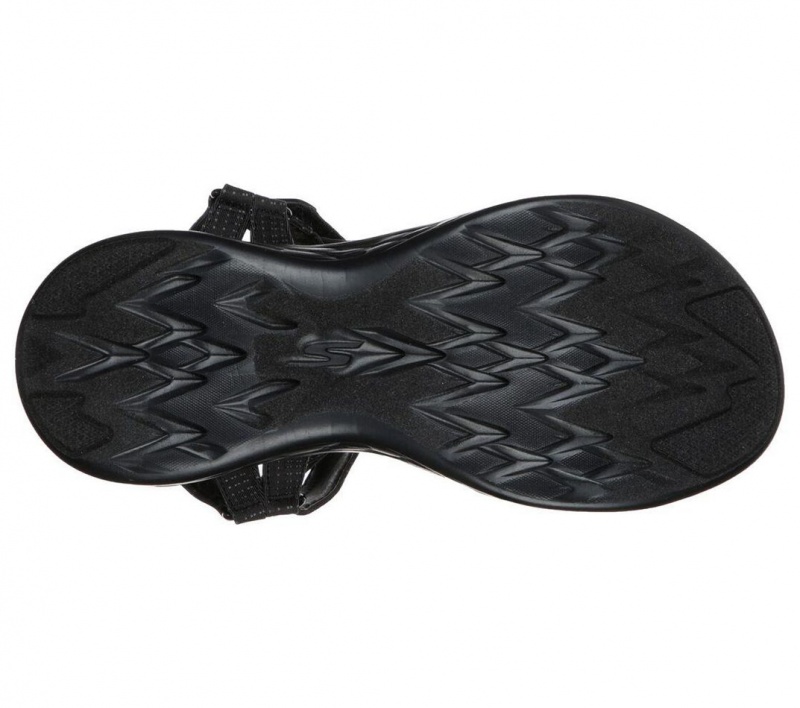 Black Skechers On The Go 600 - Brilliancy Women's Sandals | RJAO-19432