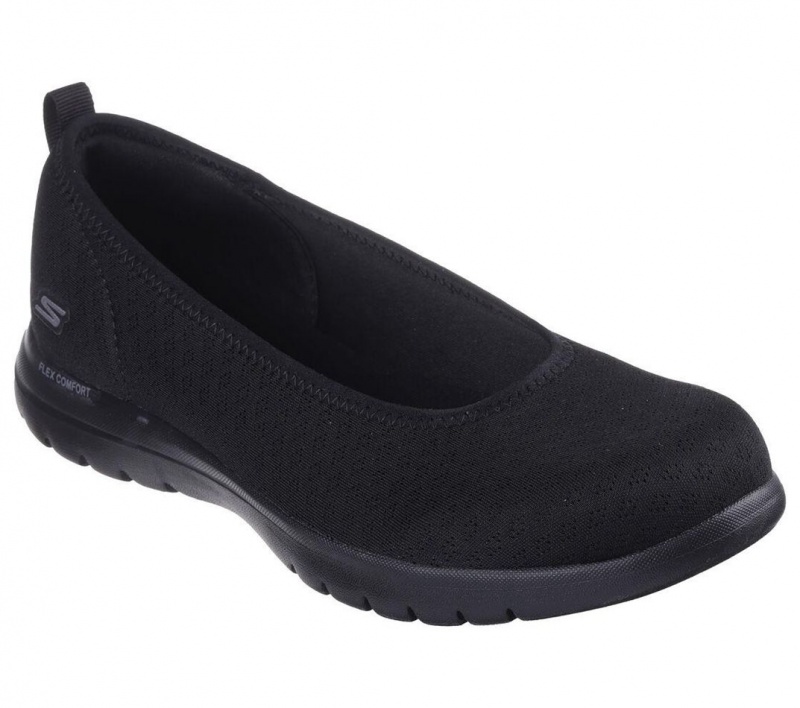 Black Skechers On The Go Flex - Siena Women's Flats | WESR-91856