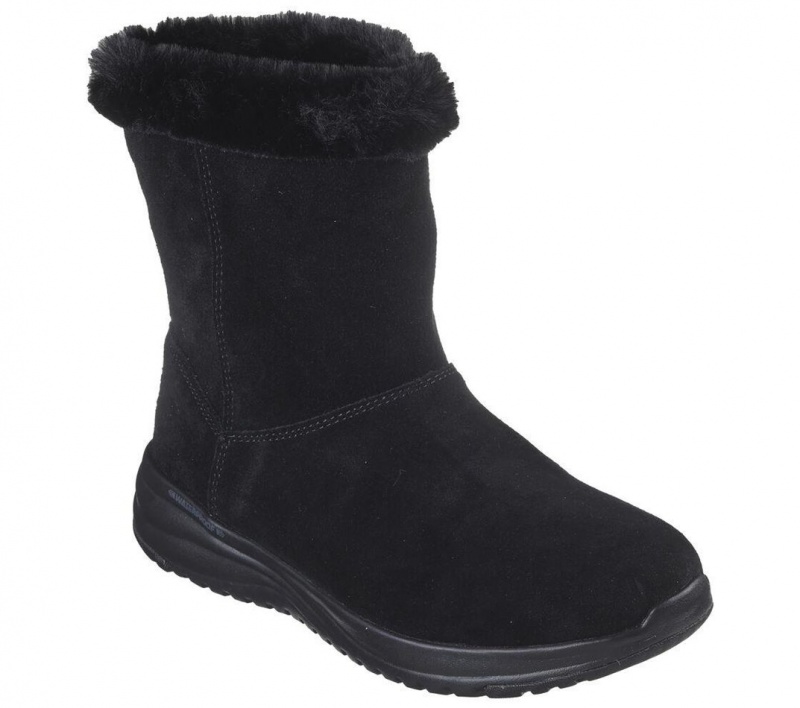 Black Skechers On The Go Stellar - Sweet Women's Boots | KBES-67308