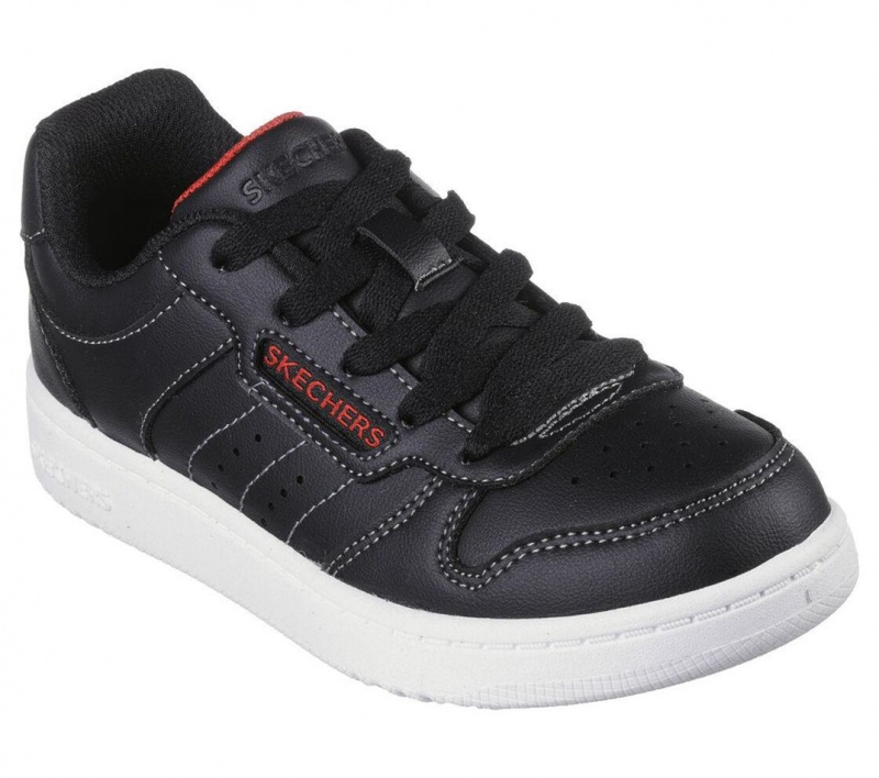 Black Skechers Quick Street - Vorton Boys' Sneakers | RMBS-87023