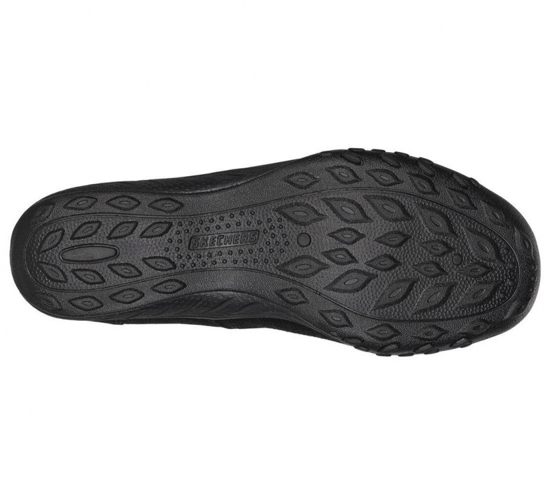 Black Skechers Relaxed Fit: Breathe-easy - Swayful Women's Slip On | NMDK-24567