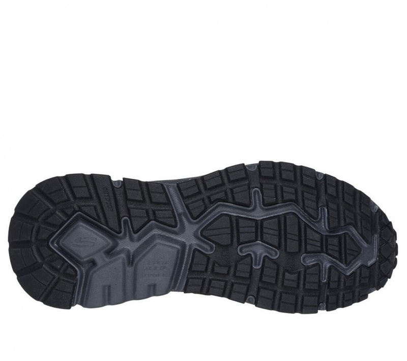 Black Skechers Relaxed Fit: D'lux Journey Men's Sneakers | JAKI-38450