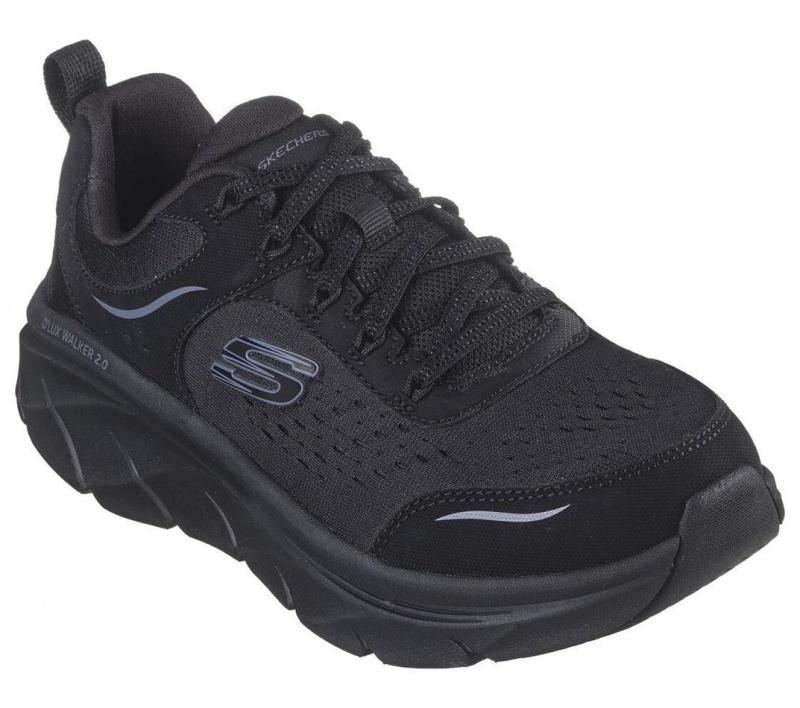 Black Skechers Relaxed Fit: D'lux Walker 2.0 - Daisy Doll Women's Sneakers | RLOY-86539