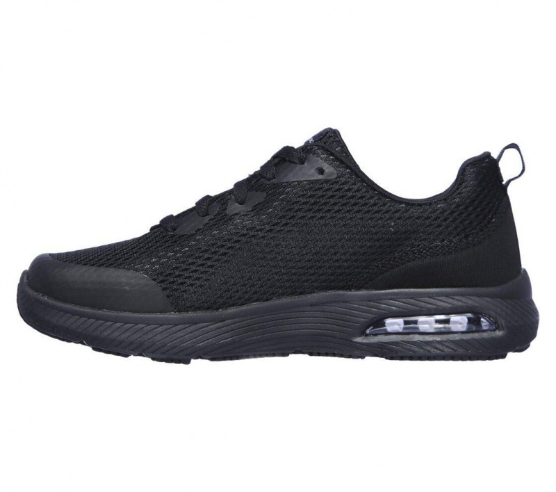 Black Skechers Relaxed Fit: Dynaair Sr Women's Work Shoes | UIMJ-59301