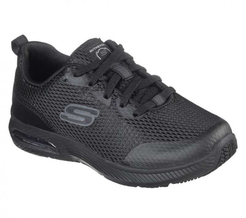 Black Skechers Relaxed Fit: Dynaair Sr Women's Work Shoes | UIMJ-59301