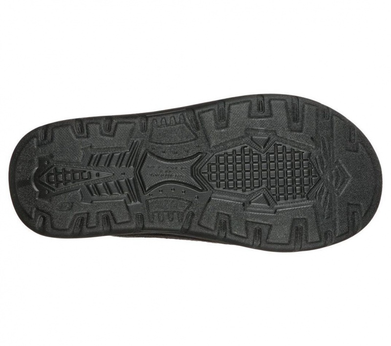 Black Skechers Relaxed Fit: Expected X - Larmen Men's Slip On | YRJO-19850