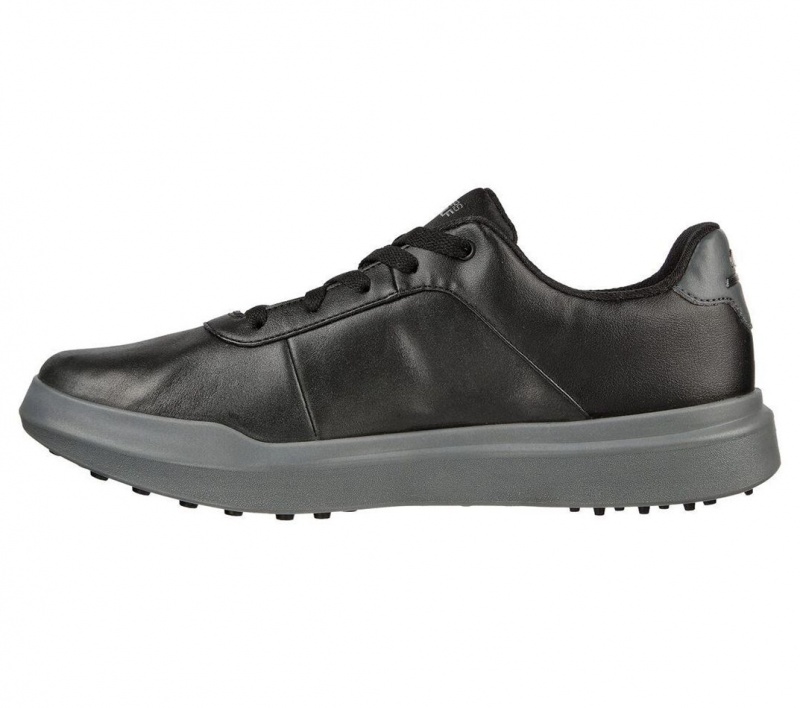 Black Skechers Relaxed Fit: Go Golf Drive 5 Lx Men's Walking Shoes | PMUK-09276