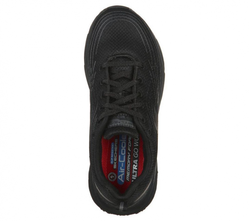 Black Skechers Relaxed Fit: Max Cushioning Elite Sr Women's Work Shoes | BNLZ-58632