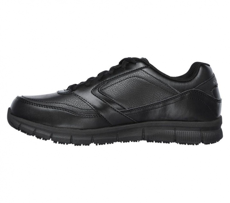 Black Skechers Relaxed Fit: Nampa Sr Men's Work Shoes | NFYX-71408