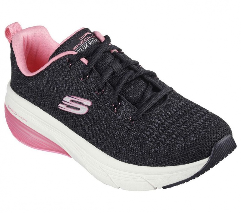 Black Skechers Relaxed Fit: Skech-air D'lux - Steady Lane Women's Sneakers | VUYN-13578