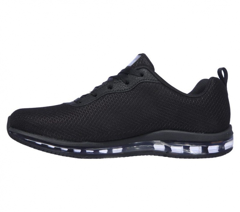 Black Skechers Relaxed Fit: Skech-air Sr Women's Work Shoes | UOQR-84670