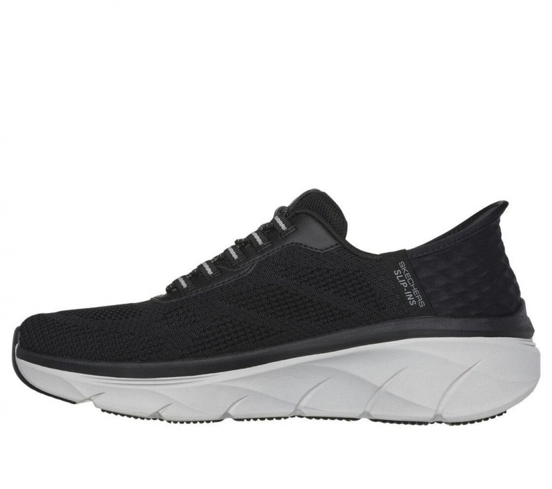 Black Skechers Rf: D'lux Walker 2.0 - Rezinate Men's Slip On | KQHG-74138