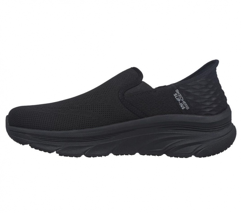 Black Skechers Rf: D'lux Walker - Orford Men's Slip On | FNJS-35107