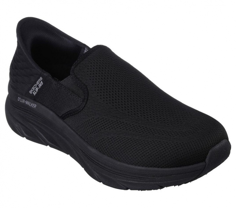 Black Skechers Rf: D'lux Walker - Orford Men's Slip On | FNJS-35107