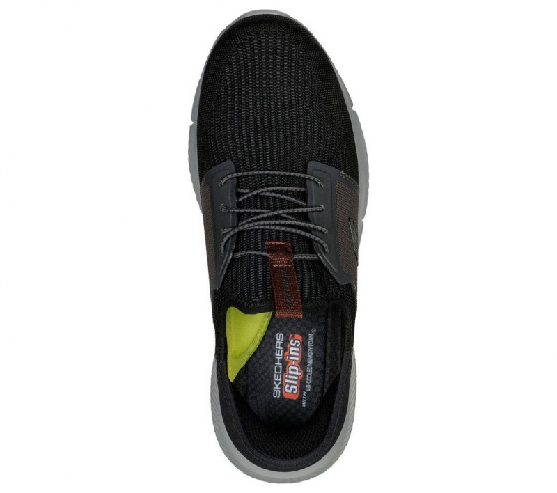 Black Skechers Rf: Ingram - Brackett Men's Slip On | MTCN-61574