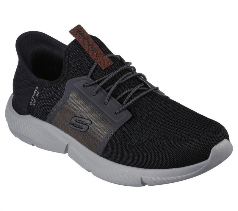 Black Skechers Rf: Ingram - Brackett Men's Slip On | MTCN-61574