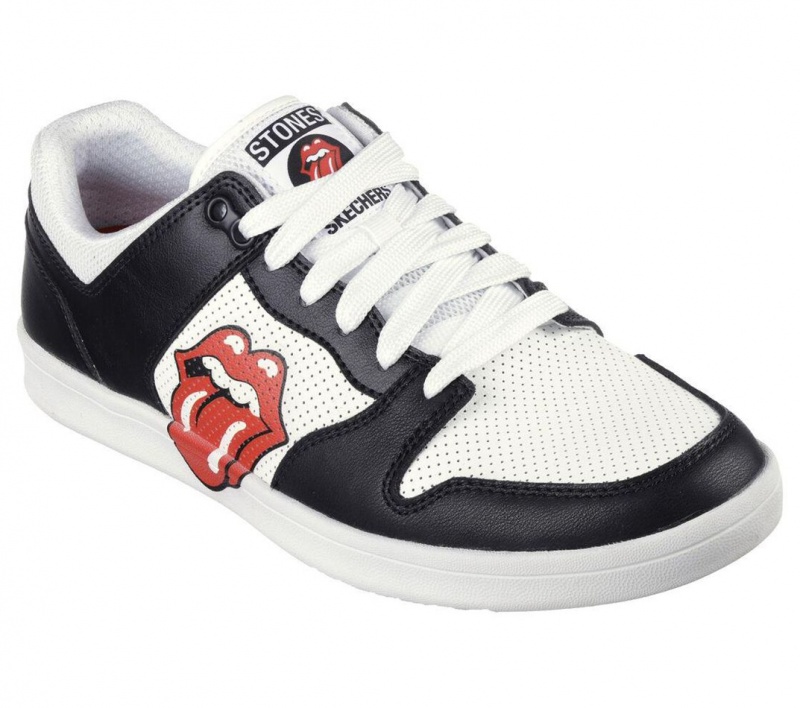 Black Skechers Rolling Stones: Classic Cup - Euro Lick Men's Walking Shoes | CQTO-36871