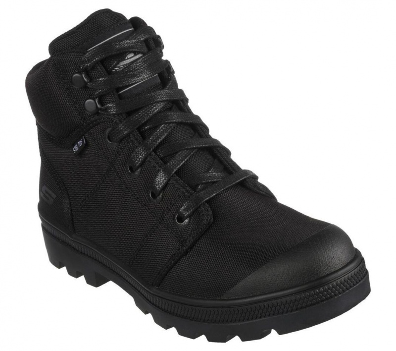 Black Skechers Rotund - Darragh St Women's Work Shoes | OWTN-27893