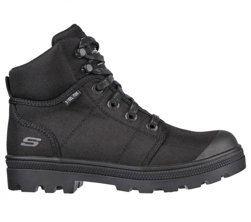 Black Skechers Rotund - Darragh St Women\'s Work Shoes | OWTN-27893