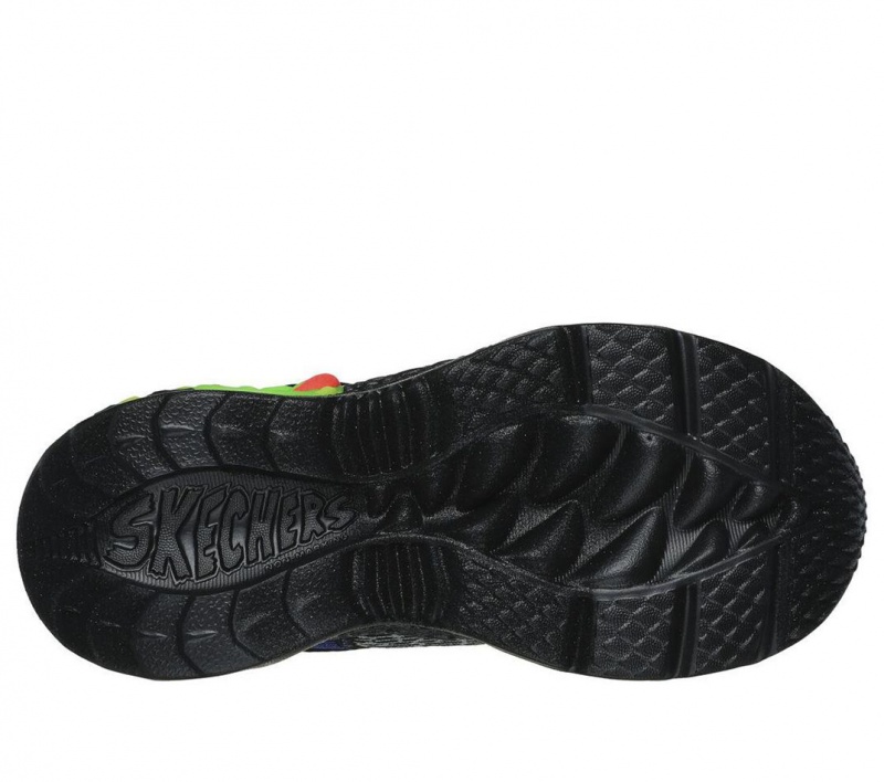 Black Skechers S Lights: Creature-lights Boys' Sneakers | BKMP-14789