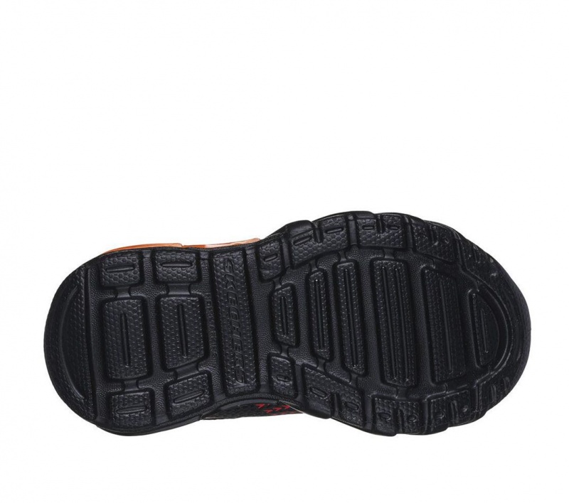 Black Skechers S Lights: Flex-glow Bolt Boys' Sneakers | QATK-37942