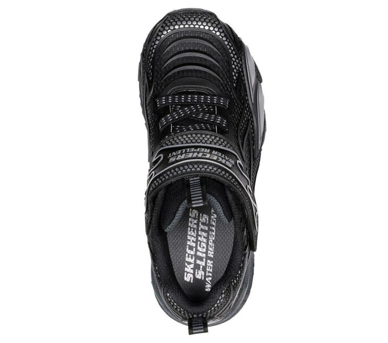 Black Skechers S Lights: Hydro Lights - Heat Stride Boys' Sneakers | JZYS-75034