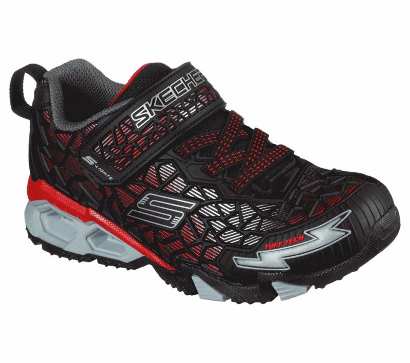 Black Skechers S Lights: Hydro Lights - Tuff Force Boys\' Sneakers | QADN-16428