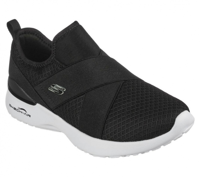 Black Skechers Skech-air Dynamight - Easy Call Women's Sneakers | SMUC-98761