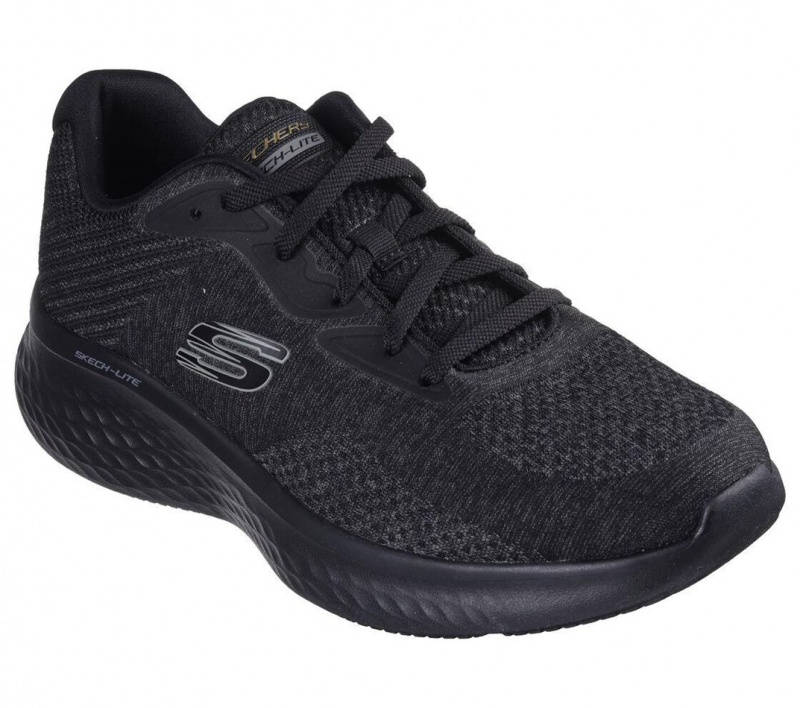 Black Skechers Skech-lite Pro - Faregrove Men's Sneakers | SPRG-63521