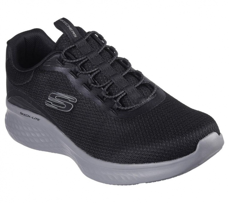 Black Skechers Skech-lite Pro - Frenner Men's Sneakers | DKAG-96784