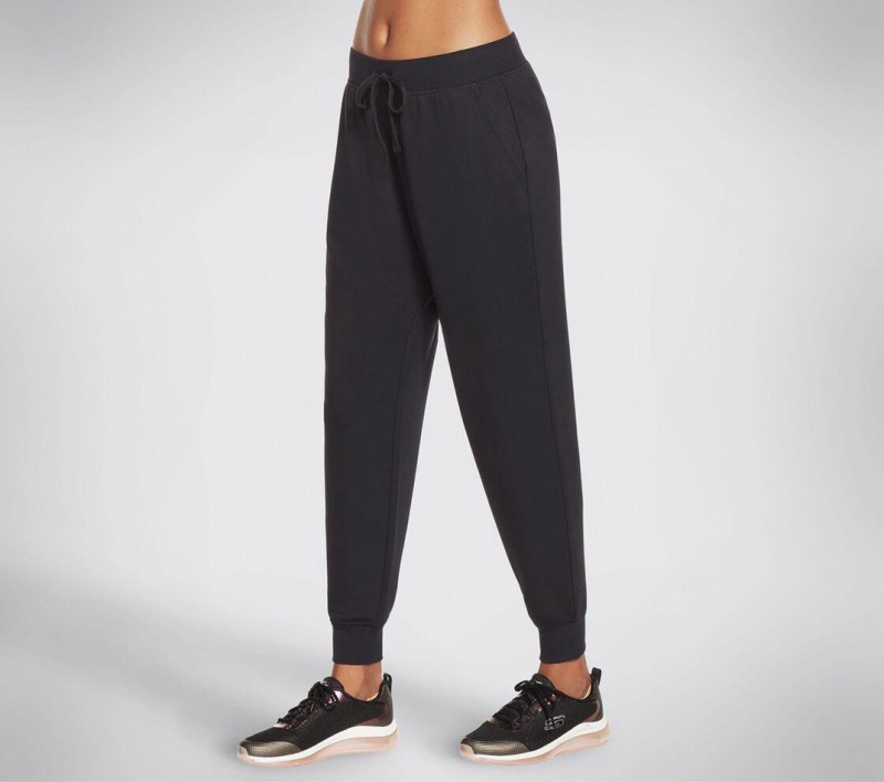 Black Skechers Skechluxe Restful Jogger Women's Pants | DWPJ-43518