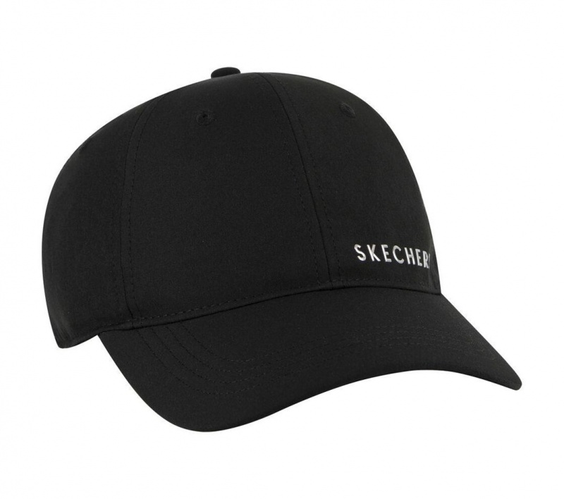 Black Skechers Skech-shine Foil Baseball Women's Hats | WRBU-53184