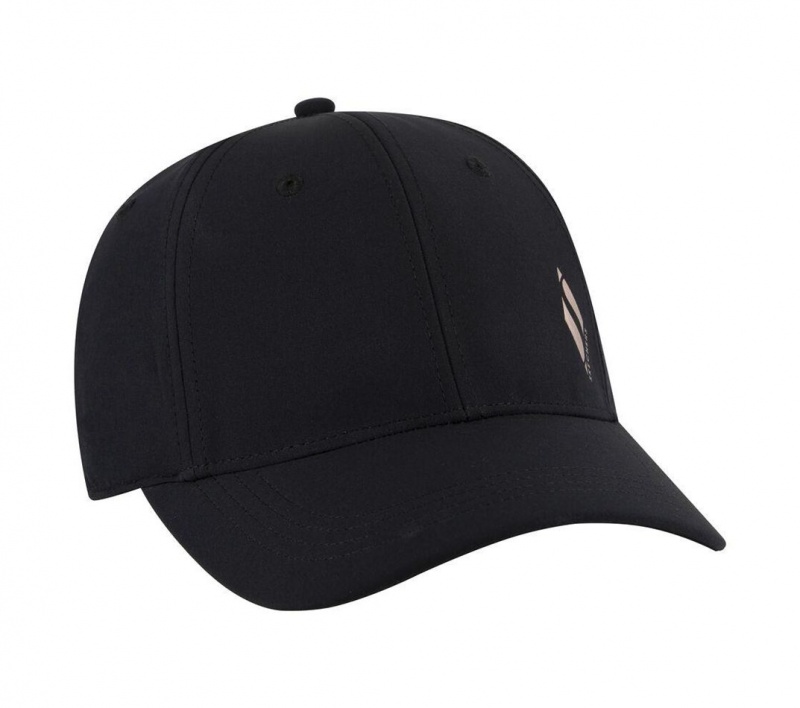 Black Skechers Skech-shine Rose Gold Diamond Women's Hats | WRZJ-40975