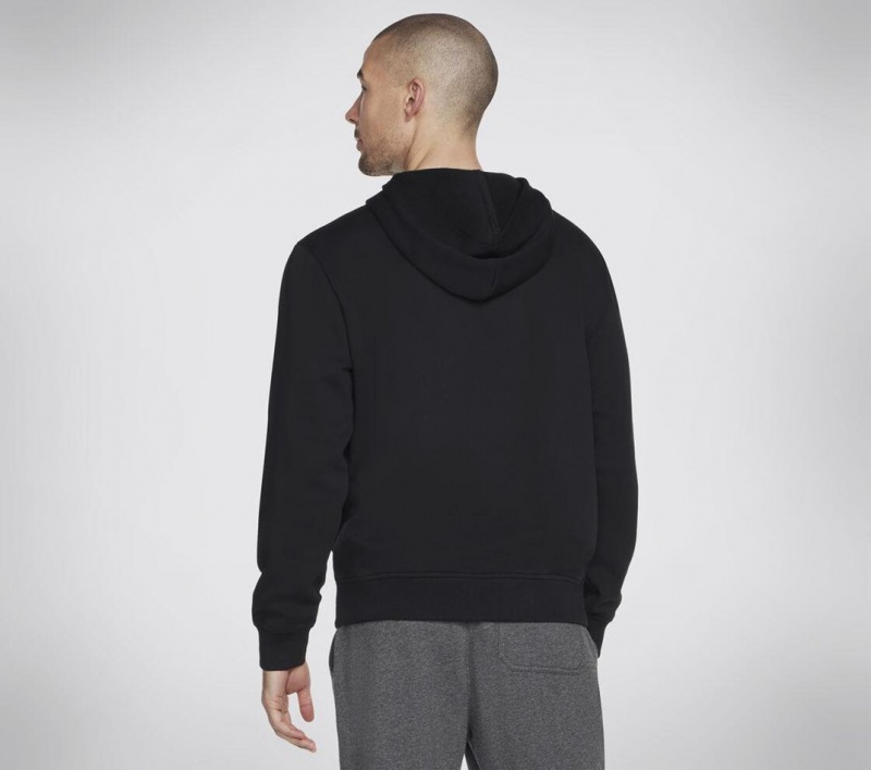 Black Skechers Skech-sweats Incognito Men's Hoodie | GNLW-34251