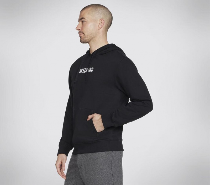 Black Skechers Skech-sweats Incognito Men's Hoodie | GNLW-34251