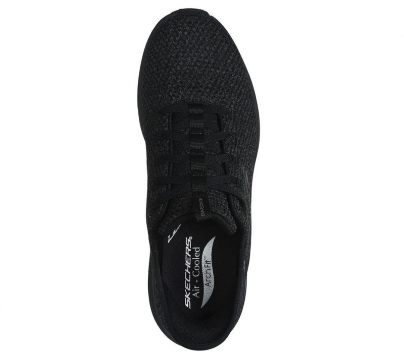 Black Skechers Slip-ins: Arch Fit 2.0 - Look Ahead Men's Sneakers | BXRU-19628