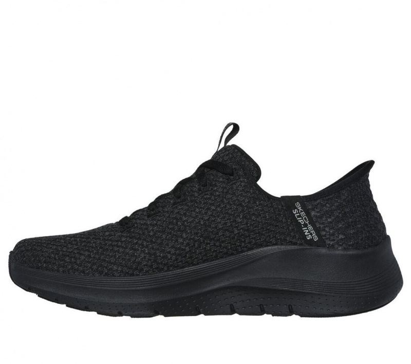 Black Skechers Slip-ins: Arch Fit 2.0 - Look Ahead Men's Sneakers | BXRU-19628