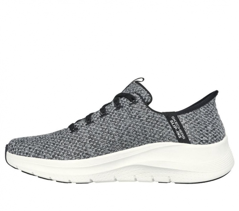 Black Skechers Slip-ins: Arch Fit 2.0 - Look Ahead Men's Sneakers | SKFT-16372