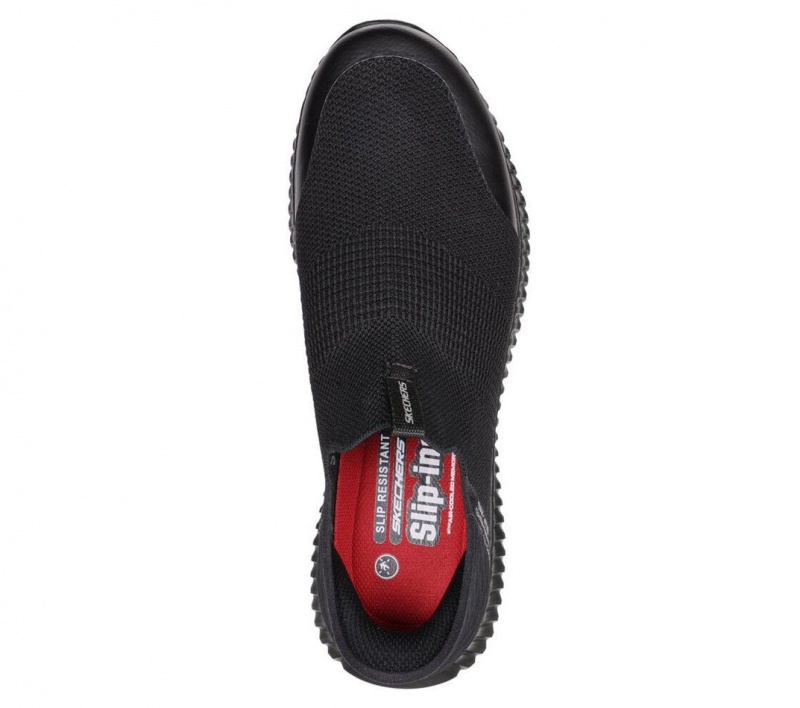 Black Skechers Slip-ins Cessnock - Rylind Sr Men's Work Shoes | LHXT-57142