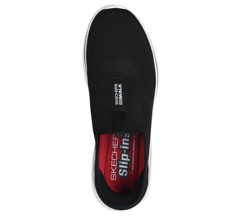 Black Skechers Slip-ins: Go Walk 7 - Easy On 2 Men's Sneakers | BFVP-63481