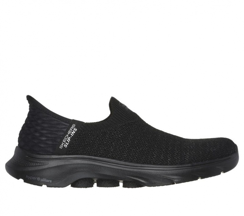 Black Skechers Slip-ins: Go Walk 7 - Springtime Women\'s Sneakers | BIZA-21984