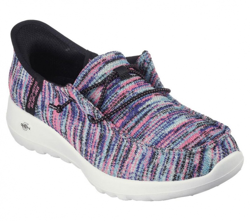 Black Skechers Slip-ins: Go Walk Joy - Halen Women's Boat Shoes | WXQU-39187