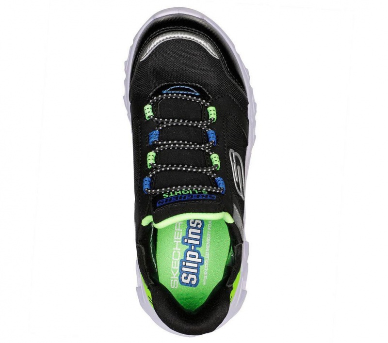 Black Skechers Slip-ins: Hypno-flash 2.0 - Odelux Boys' Sneakers | FIPC-86472