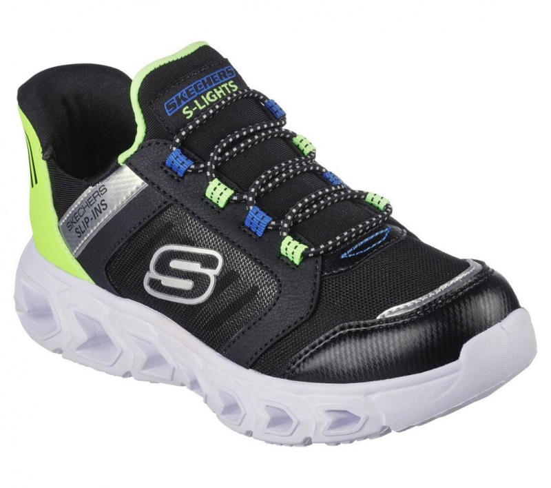 Black Skechers Slip-ins: Hypno-flash 2.0 - Odelux Boys' Sneakers | FIPC-86472