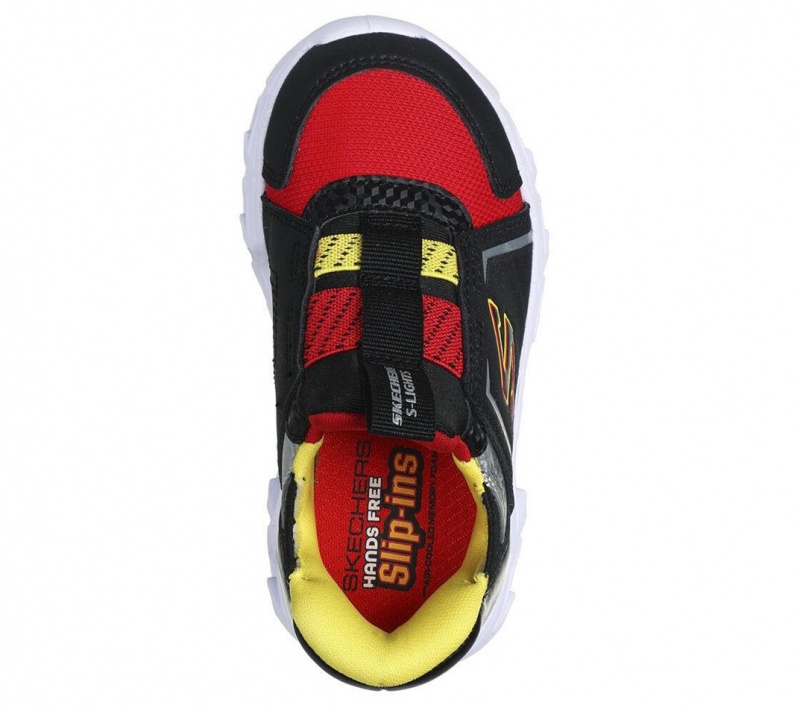 Black Skechers Slip-ins: Hypno-flash 2.0 - Vexlux Boys' Sneakers | ERDM-52897