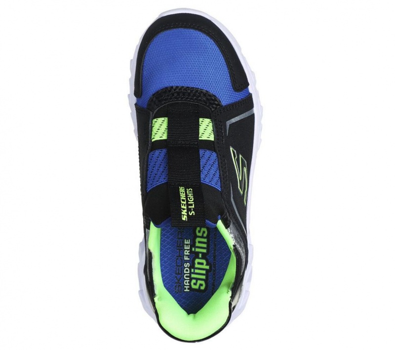 Black Skechers Slip-ins: Hypno-flash 2.0 - Vexlux Boys' Sneakers | EYUB-95643