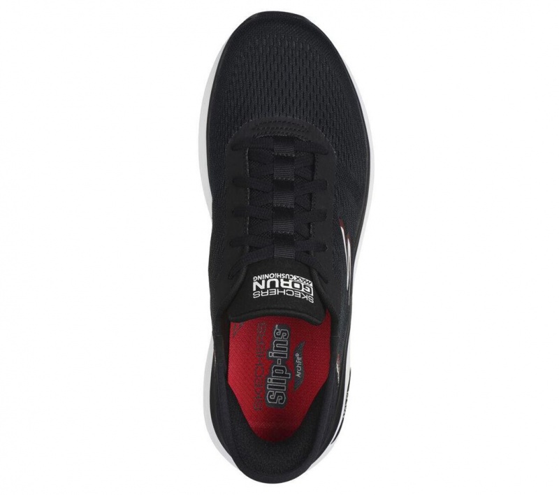 Black Skechers Slip-ins: Max Cushioning Af - Game Men's Sneakers | MSUG-60129