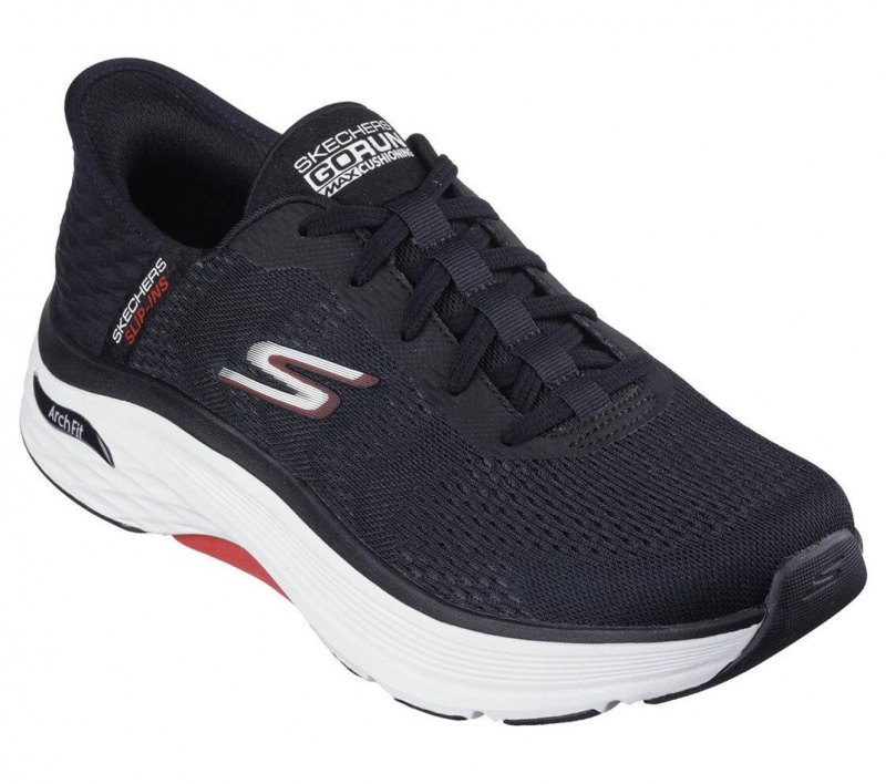 Black Skechers Slip-ins: Max Cushioning Af - Game Men's Sneakers | MSUG-60129