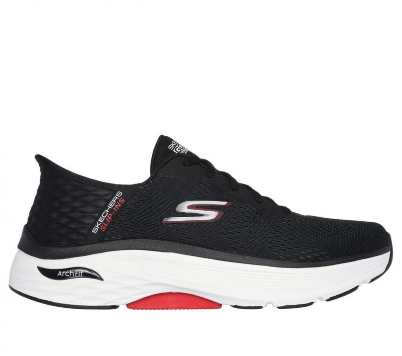 Black Skechers Slip-ins: Max Cushioning Af - Game Men\'s Sneakers | MSUG-60129