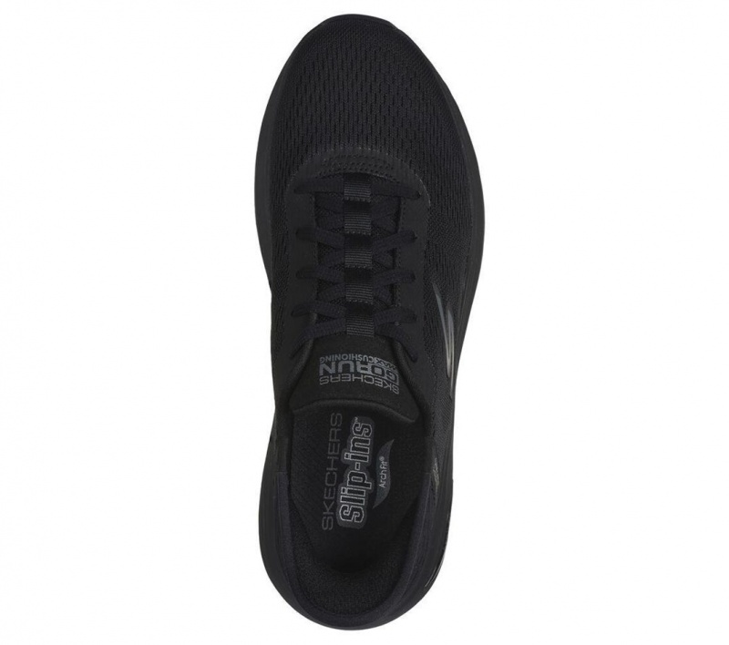 Black Skechers Slip-ins: Max Cushioning Af - Game Men's Sneakers | FGPN-60739